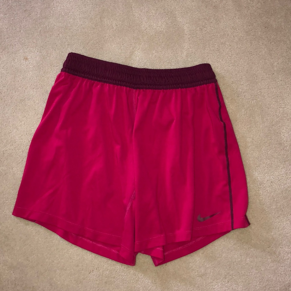 Pink DriFit Nike Athletic Shorts